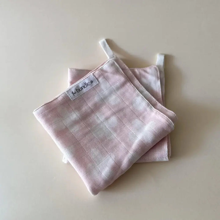 Flora wash cloth set of 2 - 70% bamboo + 30% cotton