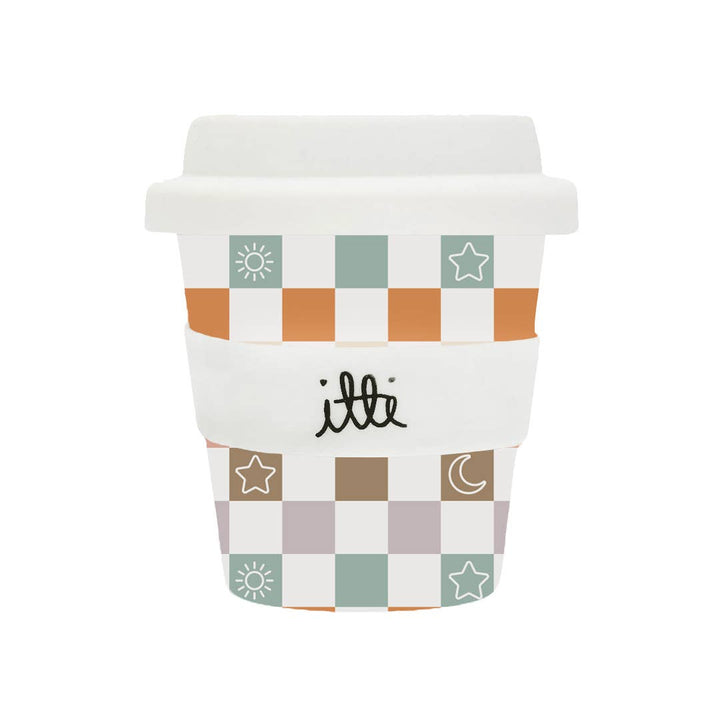 Itti Bamboo Baby Cino Cup + 2 Straws - Retro