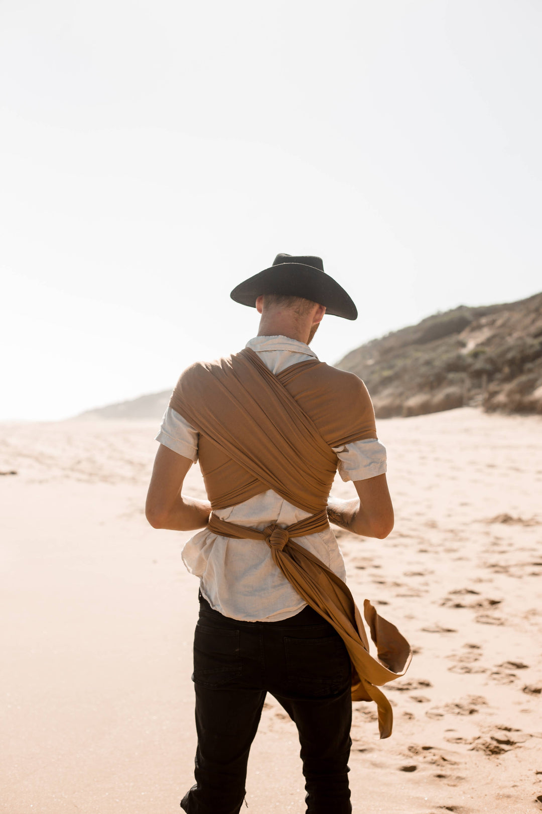 Baby Wrap Carrier - Camel