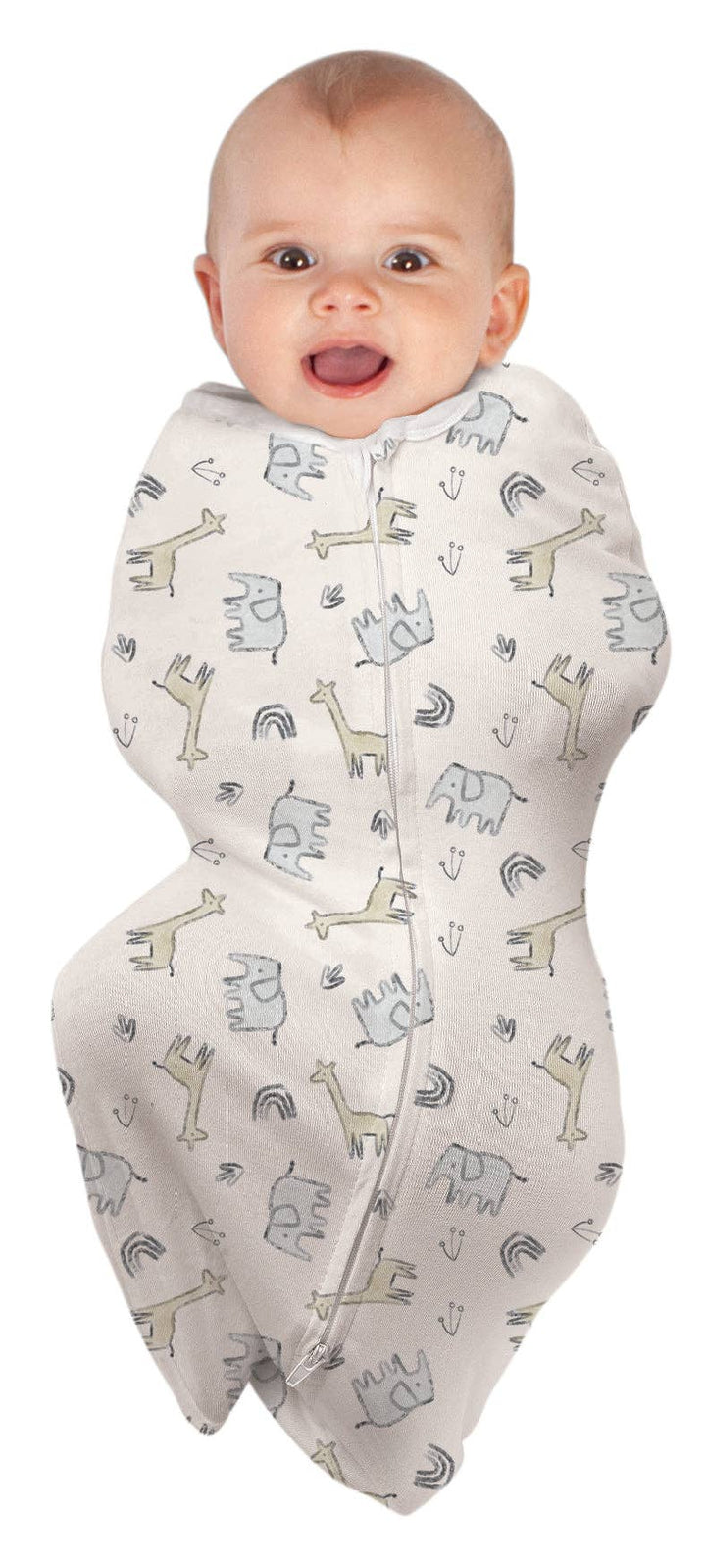 Swaddlepouch cotton large (3-9m) - rumble jungle