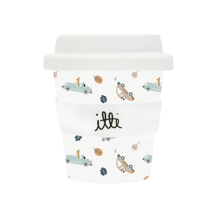Itti Bamboo Baby Cino Cup + 2 Straws - Jungle Joyride