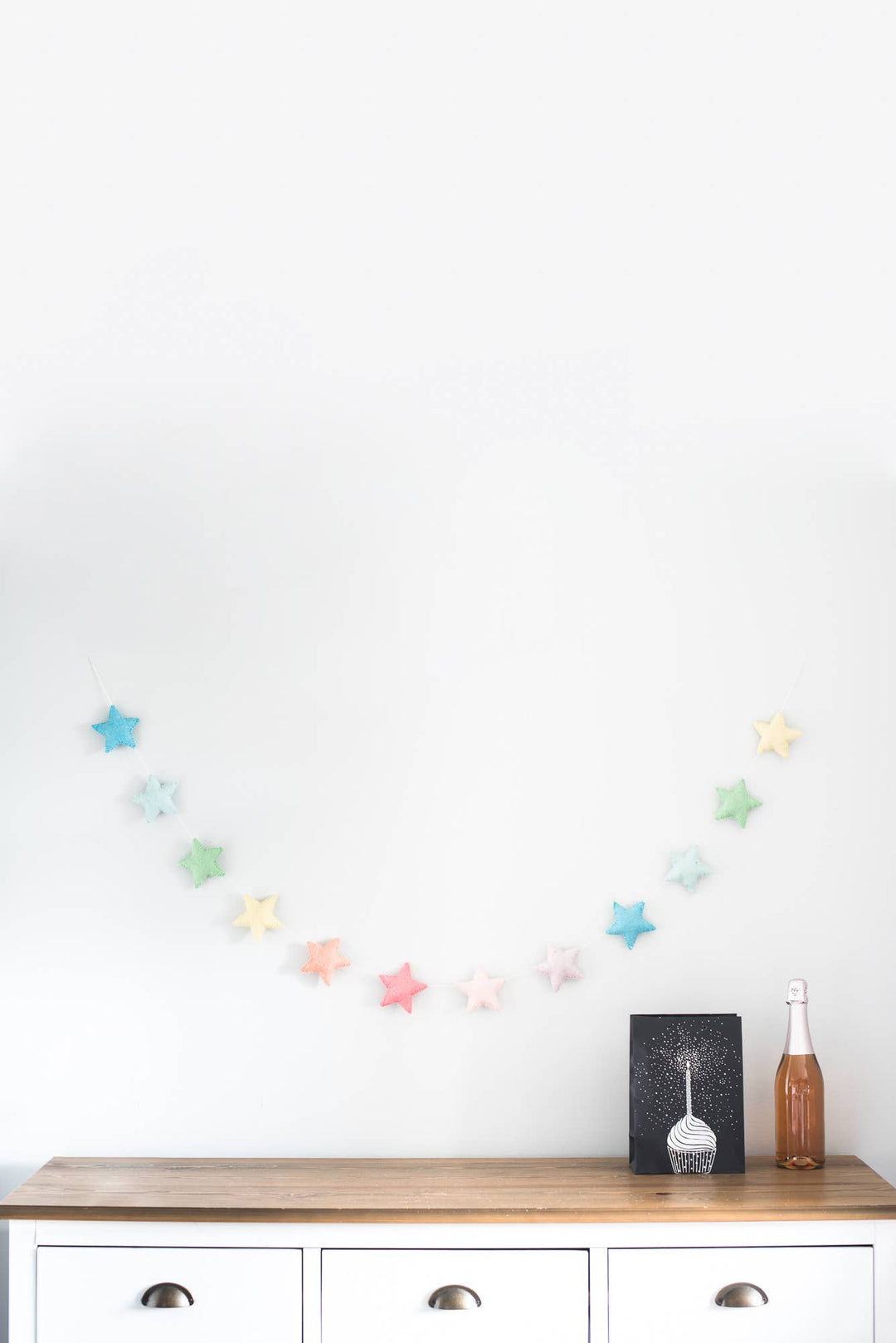 (Soft Rainbow) Star Garland - Party Decor  - Birthday