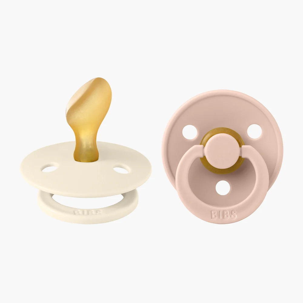 BIBS pacifier S1 Ivory & Blush - (2pk)