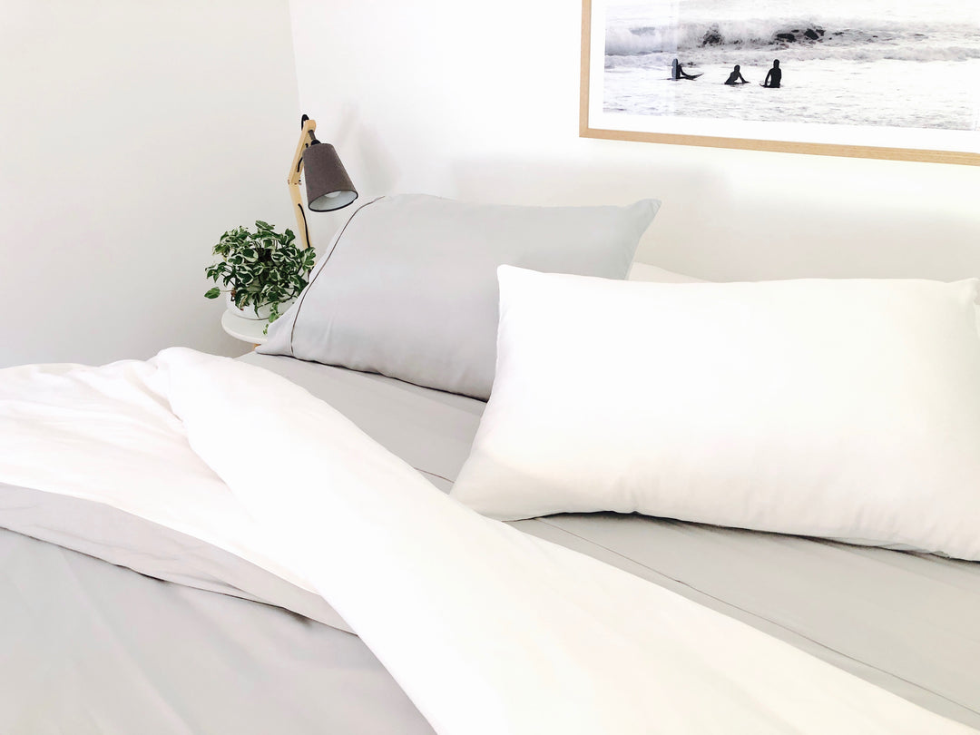 100% Organic Bamboo Pillow cases - standard size - pair of