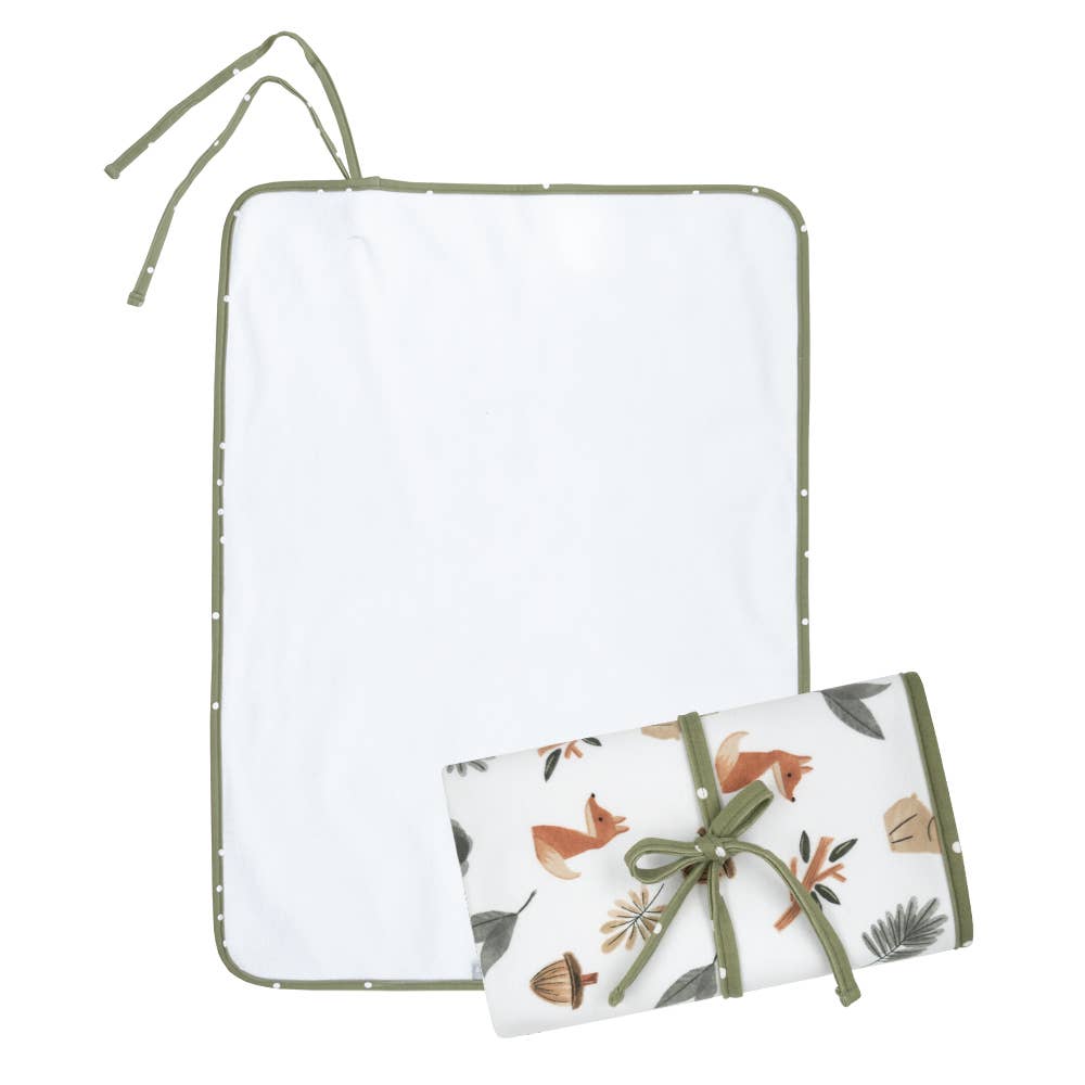 Waterproof Travel Change Mat - Forest Retreat