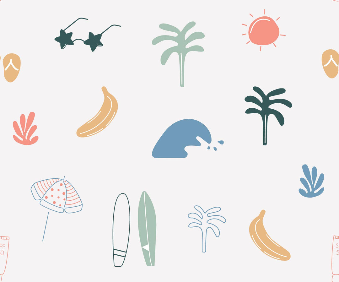 Itti Bamboo Baby Cino Cup + 2 Straws - Surfs Up