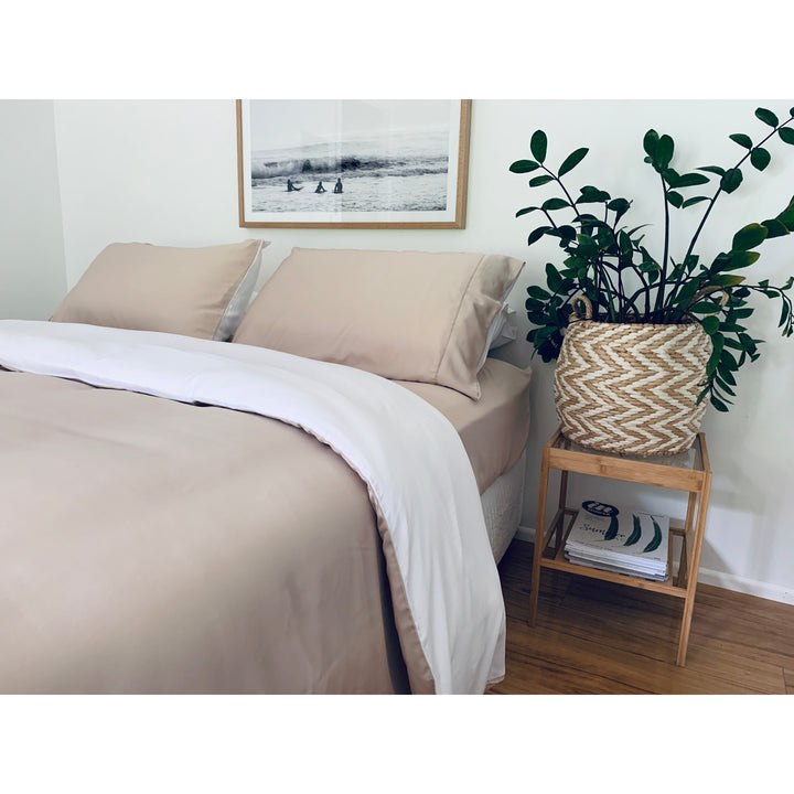 100% Organic Bamboo Queen Duvet/Doona Cover with pillow cases