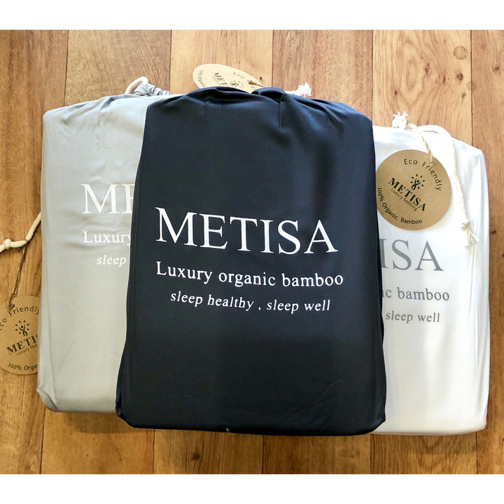 100% Organic Bamboo King Duvet/Doona Cover with pillow cases