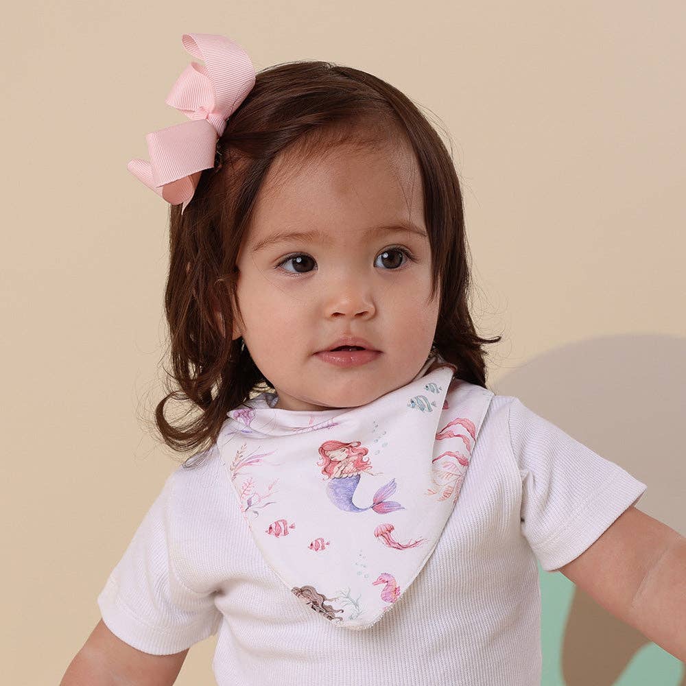 Mermaid Organic Dribble Bib