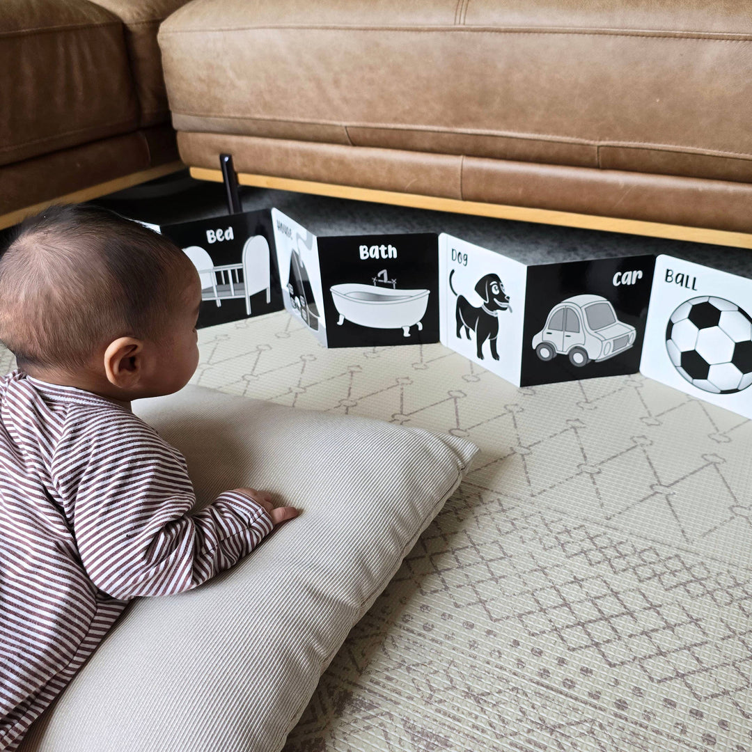 Welcome To The World Little One Black and White Baby Book