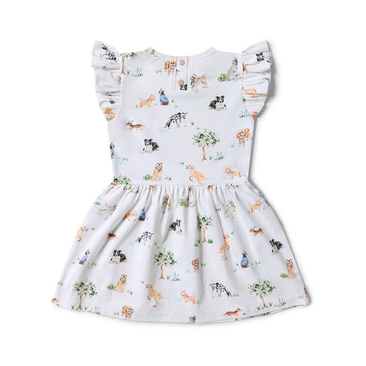 Dog Park Short Sleeve Organic Dress