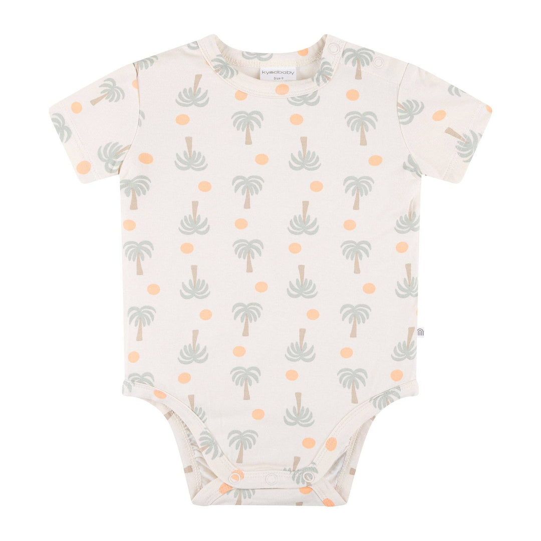 Comfy Bodysuit Short Sleeve - Palm Sunset