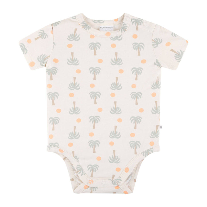 Comfy Bodysuit Short Sleeve - Palm Sunset