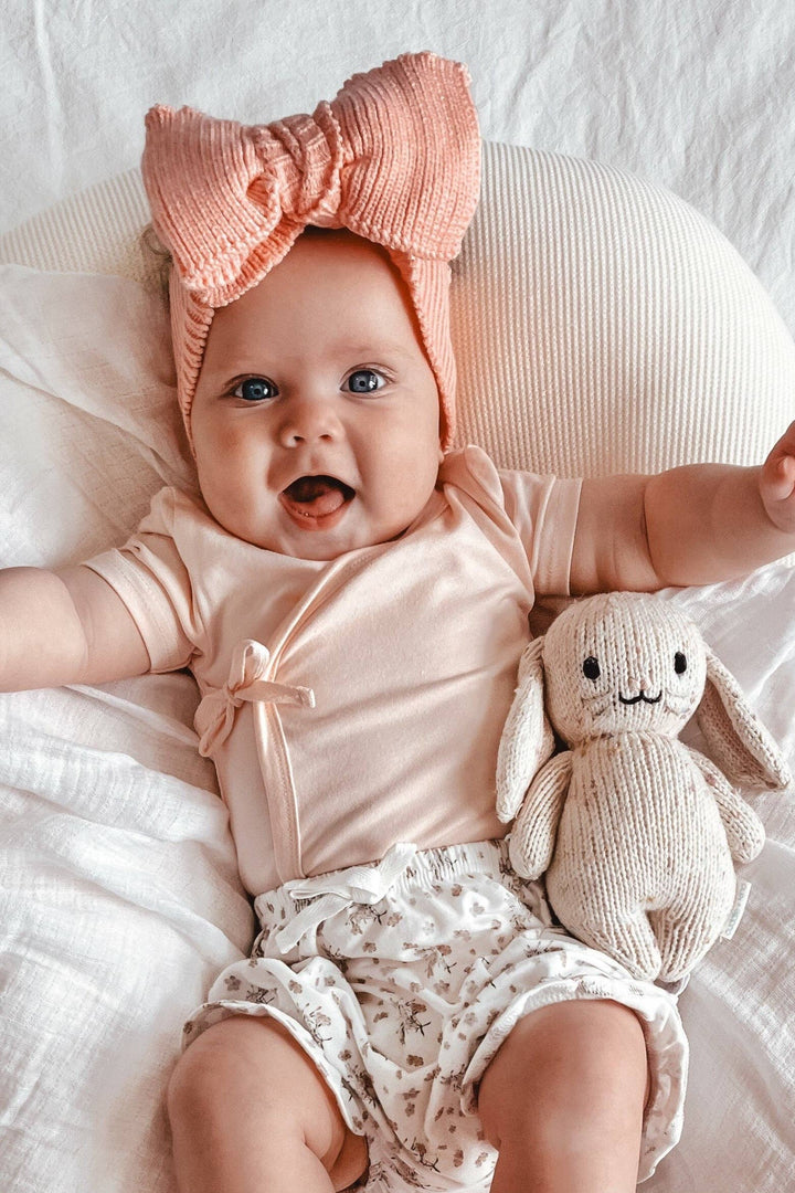 Bamboo/Organic Cotton Willow Bodysuit - Blush