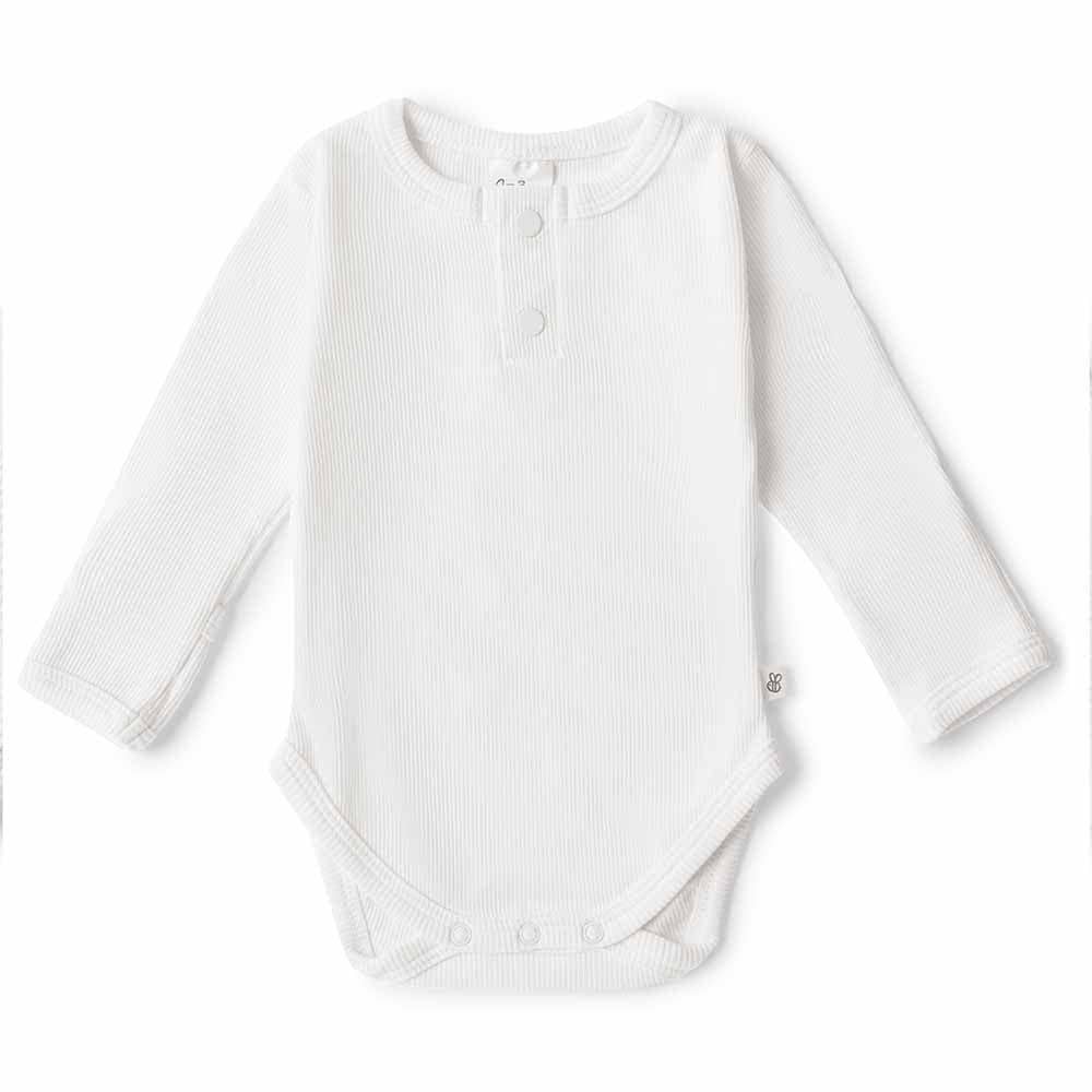 Milk Long Sleeve Organic Bodysuit
