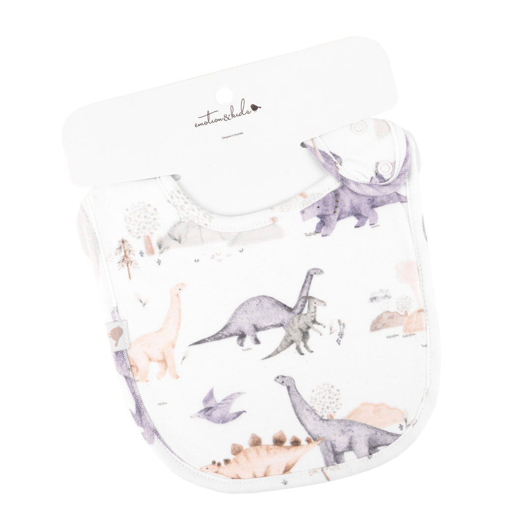 DINOSAURS ADVENTURE ORGANIC COTTON BIB