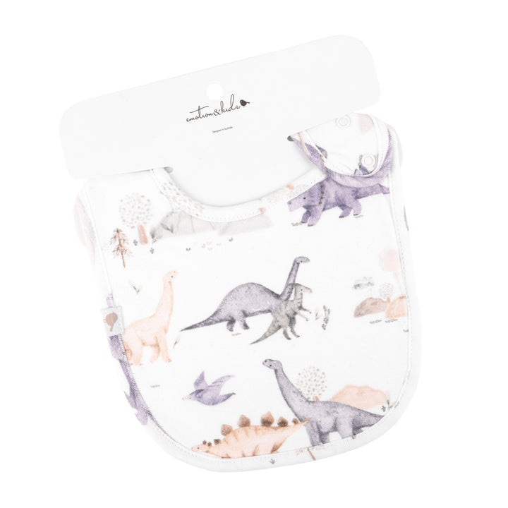 DINOSAURS ADVENTURE ORGANIC COTTON BIB