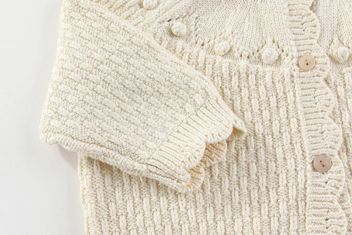 Ella Cardigan 100% cotton: 0-3M, 3-6M, 6-12M, 1-2Y, 2-3Y, 3-4Y, 4-5Y