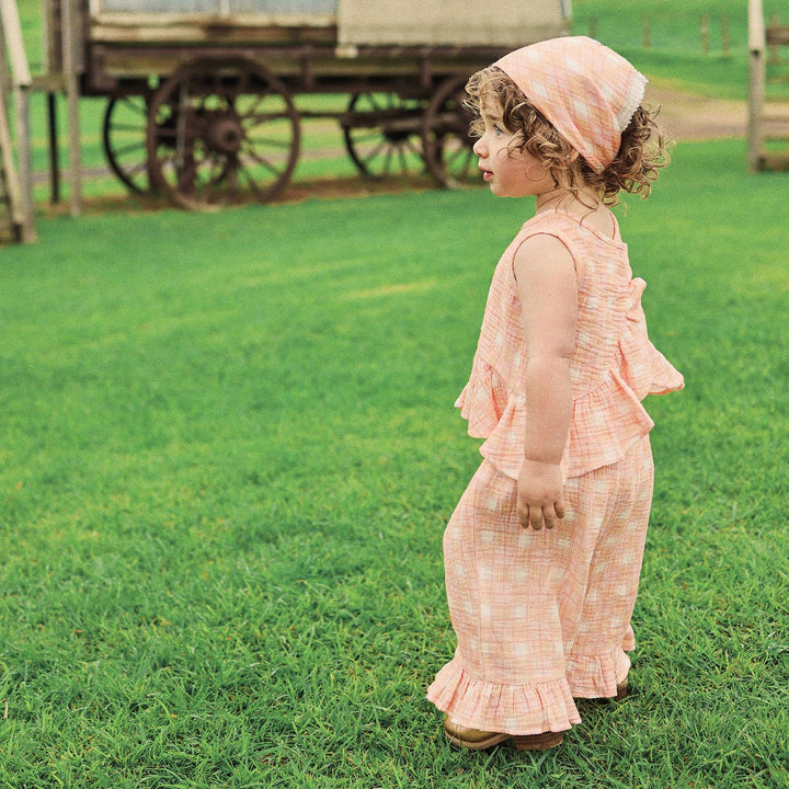 Frill Pant - Check