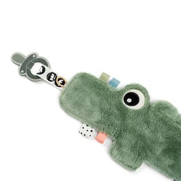 Cozy Friend croc - pacifier attach and comforter