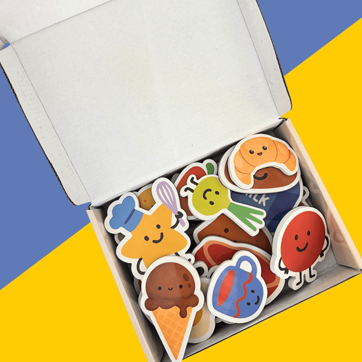 Little Chef Magnet Set | Magnetic Food Play Pieces for Kids