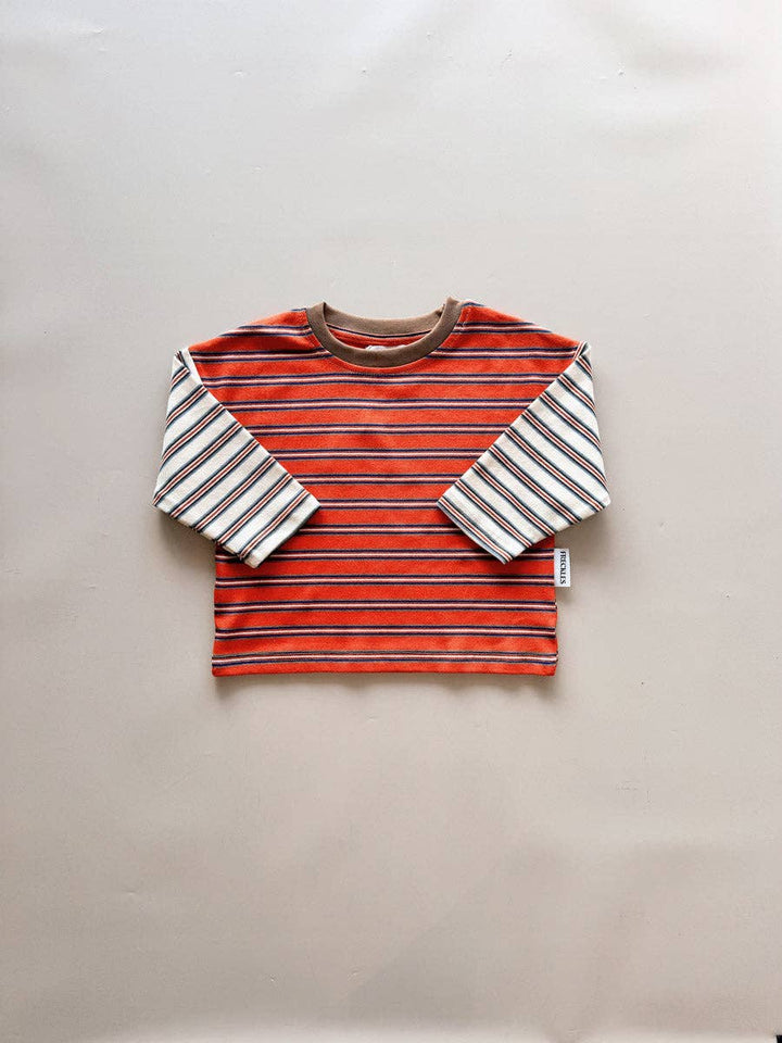 Colour Block Stripe Tee | Tuscany