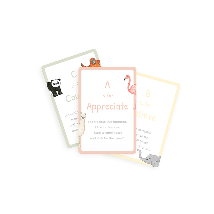 A–Z Mindfulness Affirmation Cards for Kids