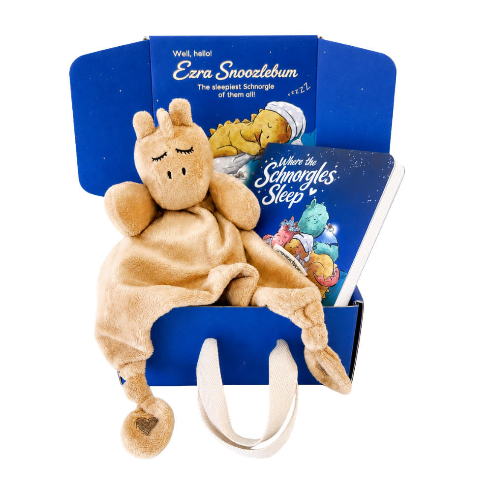 Baby Gift Set | Plush Dinosaur Comforter & Board Book