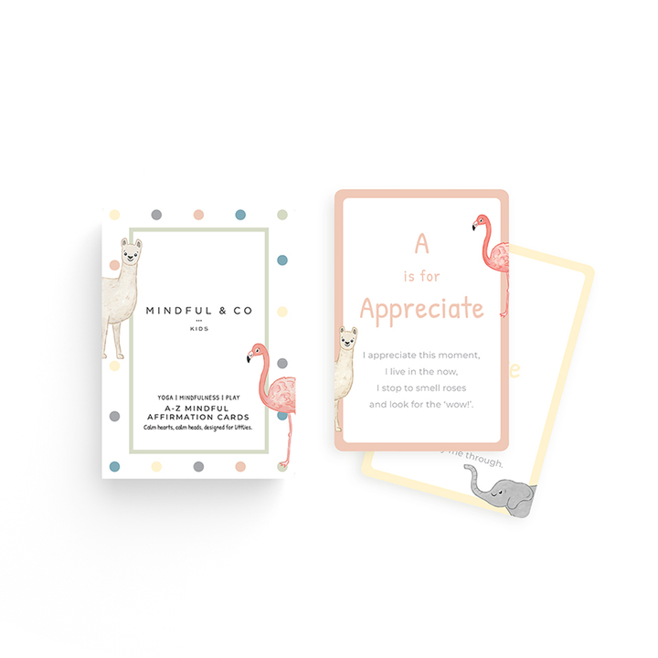 A–Z Mindfulness Affirmation Cards for Kids