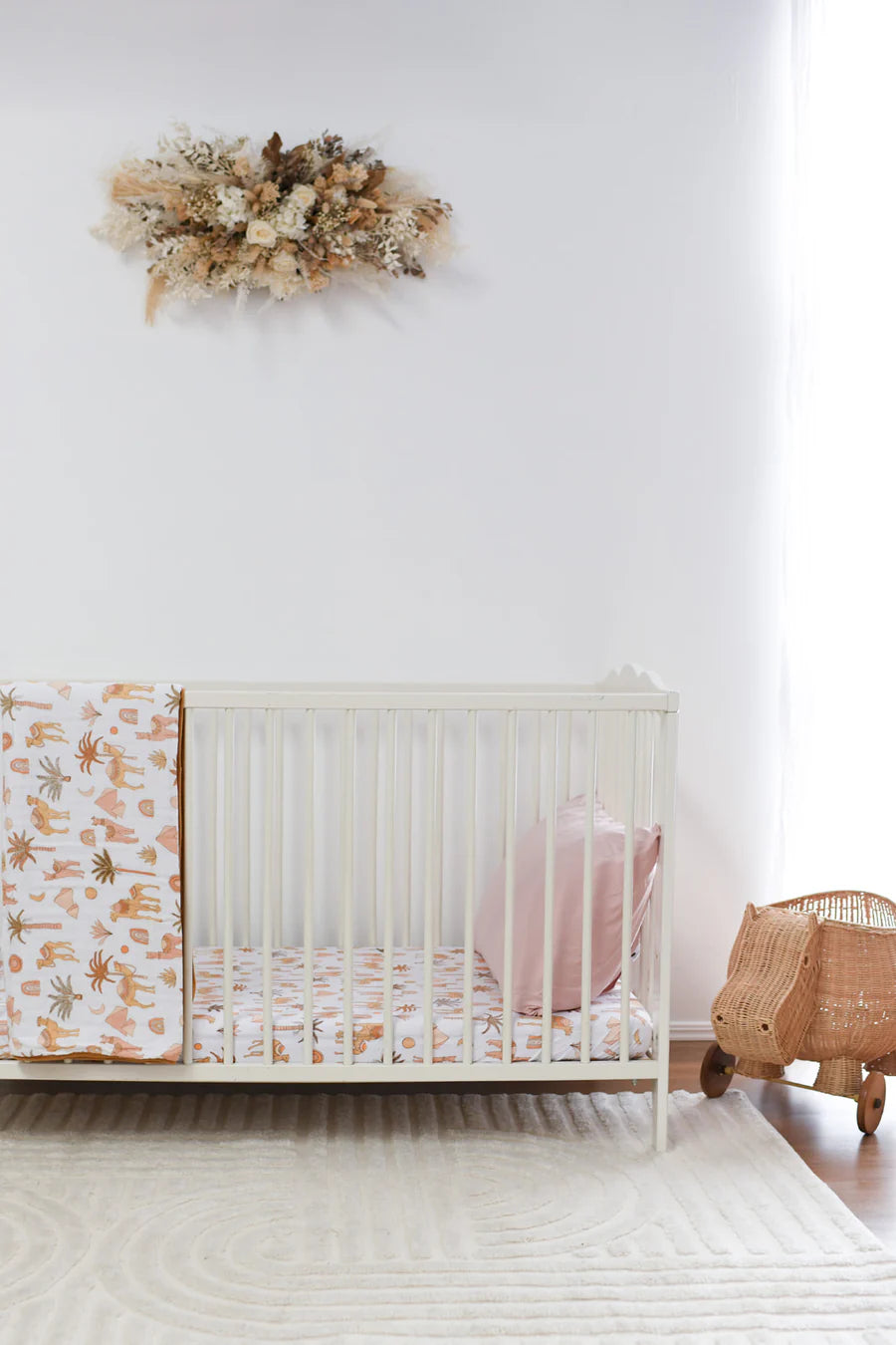 Luna’s Treausures Bamboo Jersey Cot Sheet