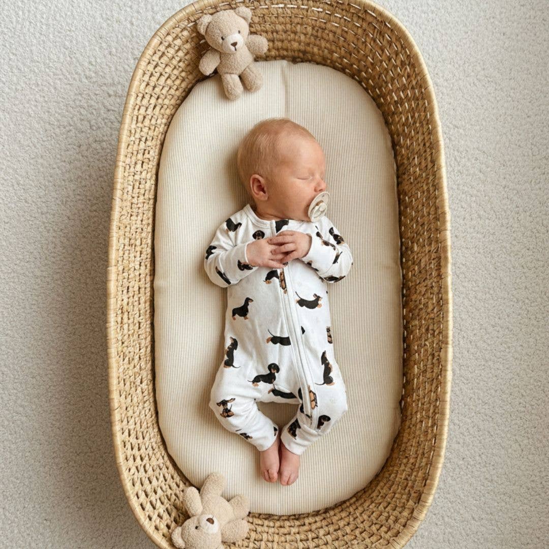 DACHSHUND | Full Zip Unisex Romper Onsie