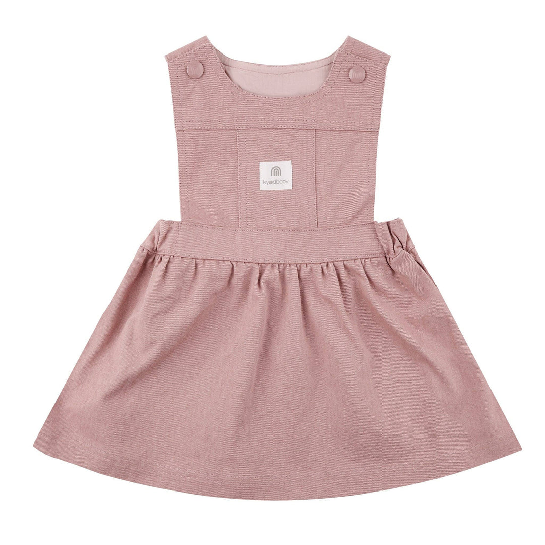 Denim Pinafore - Dusty Lilac