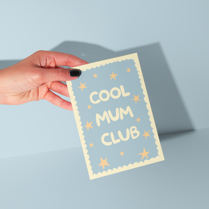 Cool Mum Club | Card for mum, birthday, new mother, baby