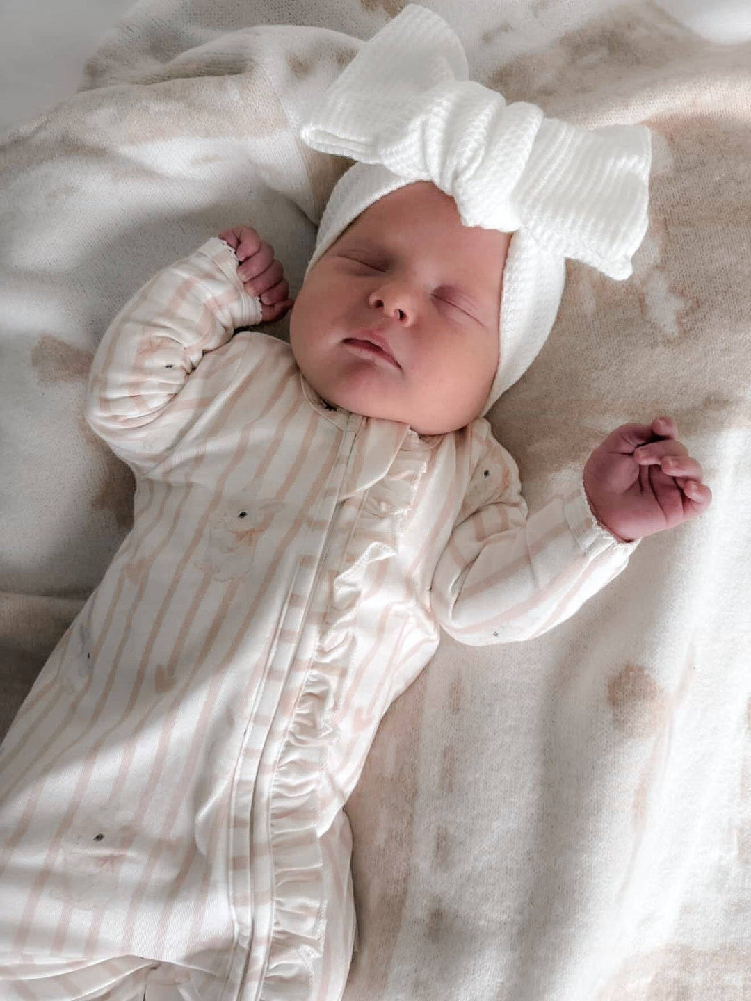 Bamboo/Organic Cotton Growsuit - Bunny Love
