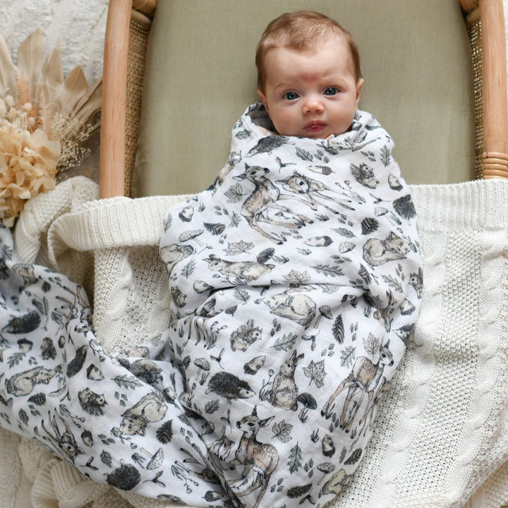 Bamboo Baby Muslin Swaddle/Wrap