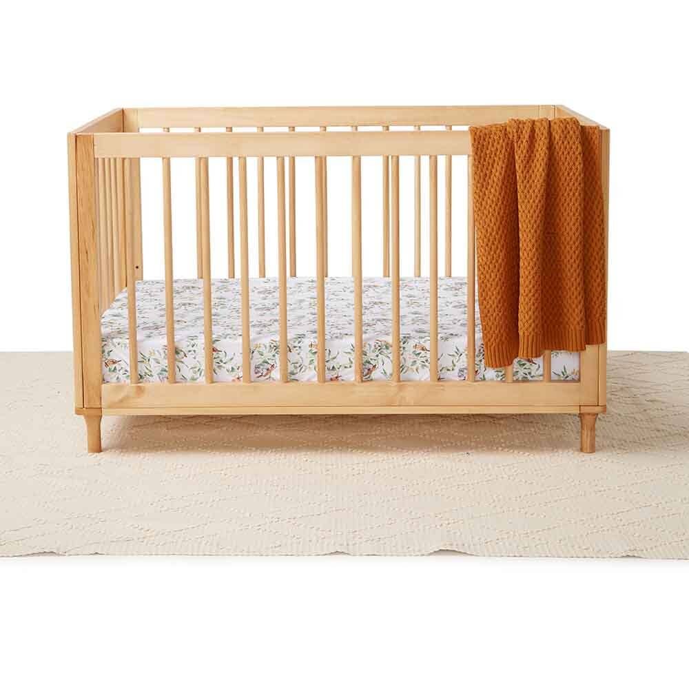 Eucalypt Fitted Cot Sheet