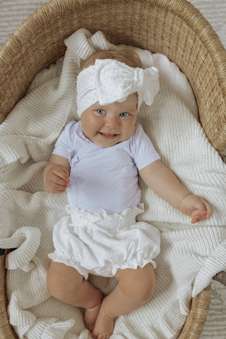 Bamboo/Organic Cotton Willow Bodysuit - Soft Lilac