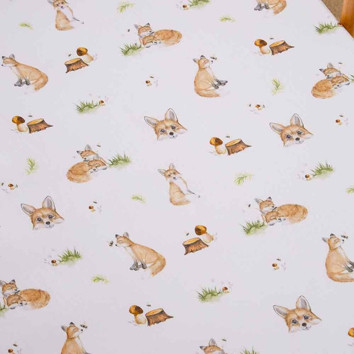 Fox Bassinet Sheet / Change Pad Cover