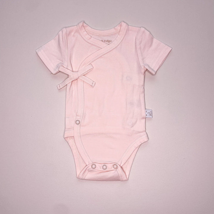 Bamboo/Organic Cotton Willow Bodysuit - Blush