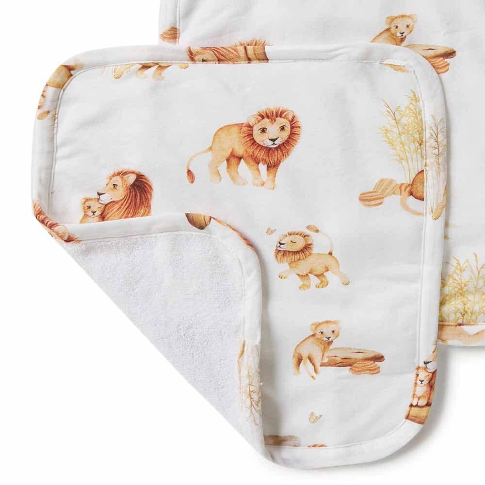 Lion Organic Wash Cloths - 3 Pack