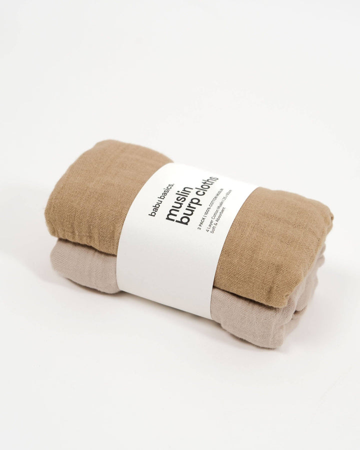 Muslin Burp Cloth Set (2 pack)