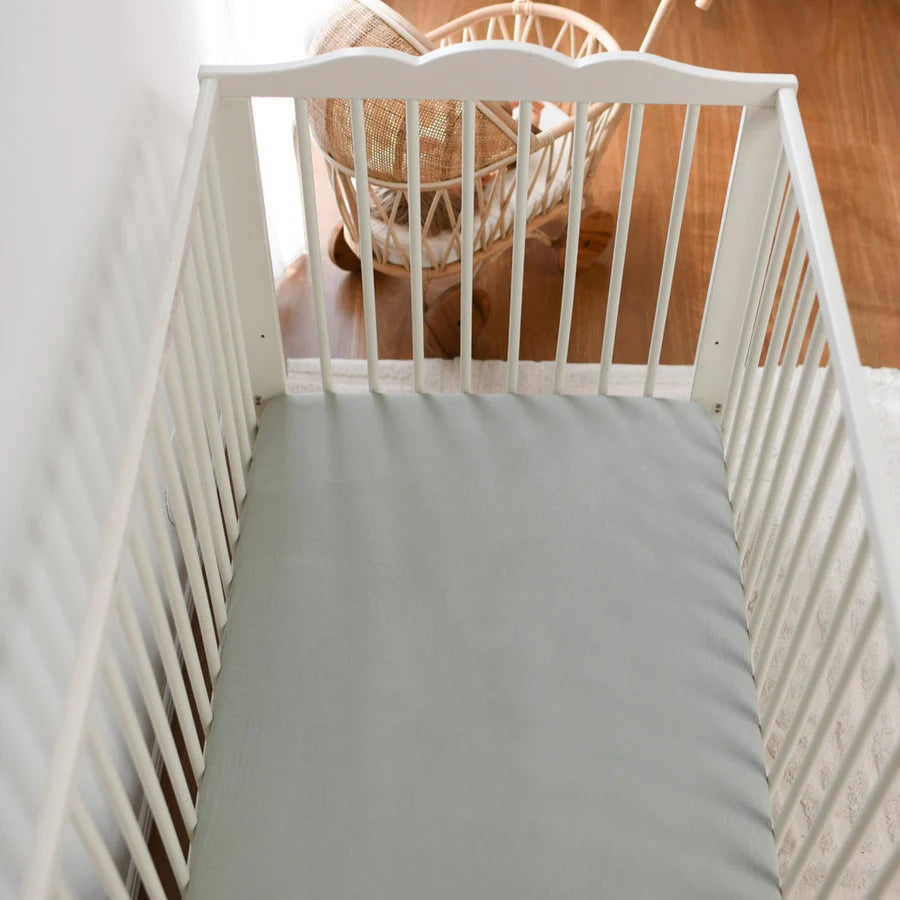 Luna’s Treausures Bamboo Jersey Cot Sheet