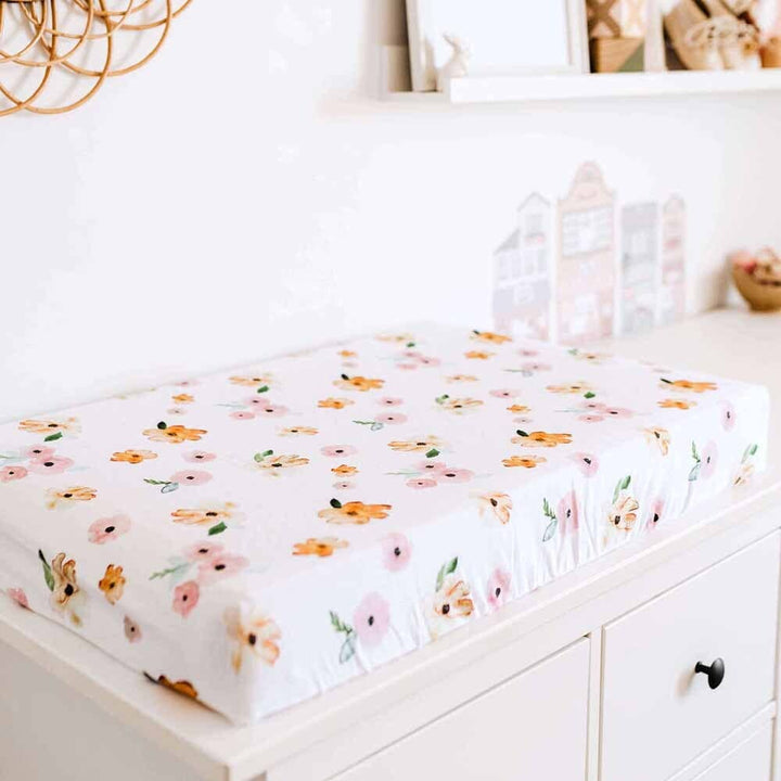 Poppy Bassinet Sheet / Change Pad Cover