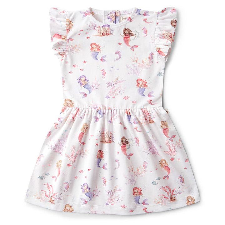 Mermaid Short Sleeve Organic Dress