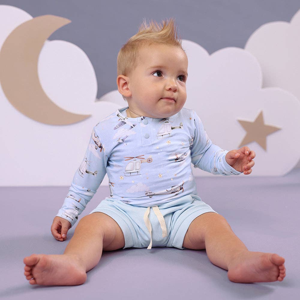 Taking Flight Long Sleeve Organic Bodysuit