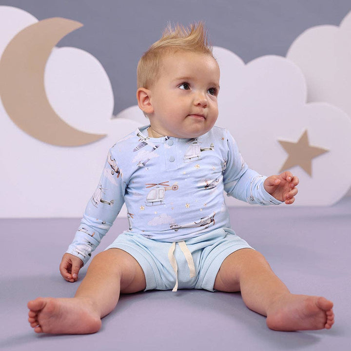 Taking Flight Long Sleeve Organic Bodysuit