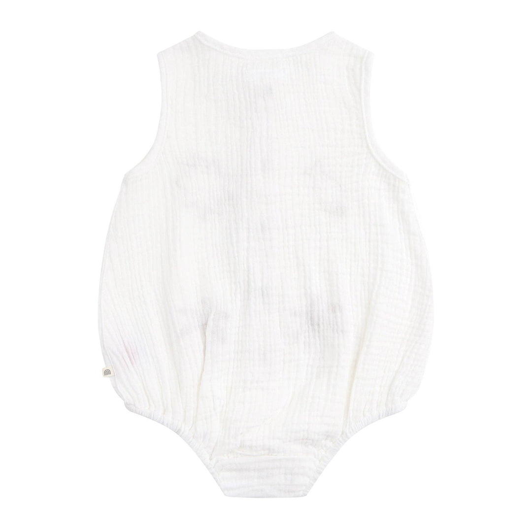 Sleeveless Woven Shortall - Coconut