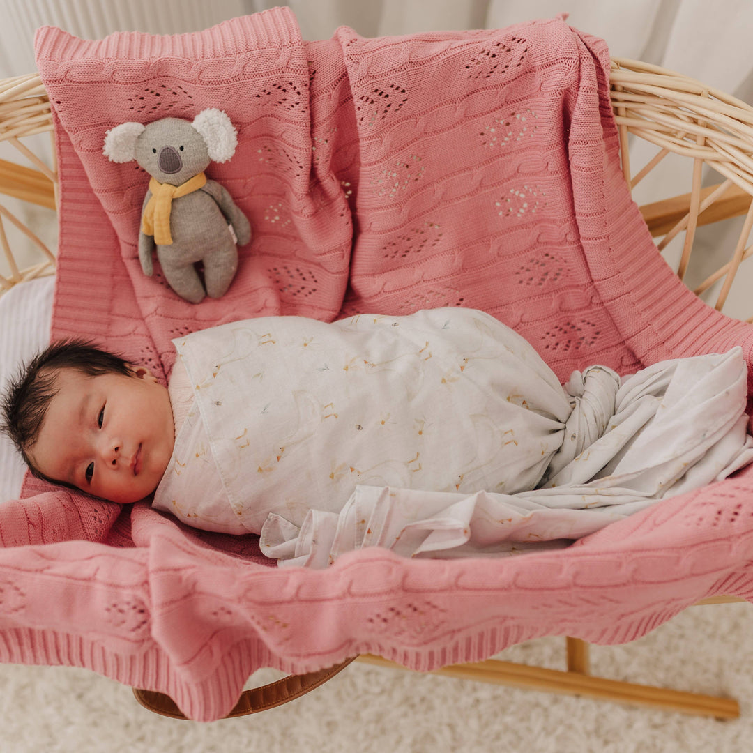 Gwen the Goose Muslin Wrap/Swaddle