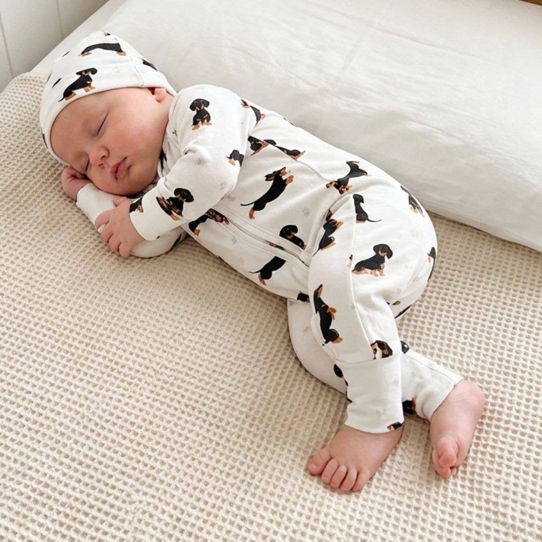 DACHSHUND | Full Zip Unisex Romper Onsie