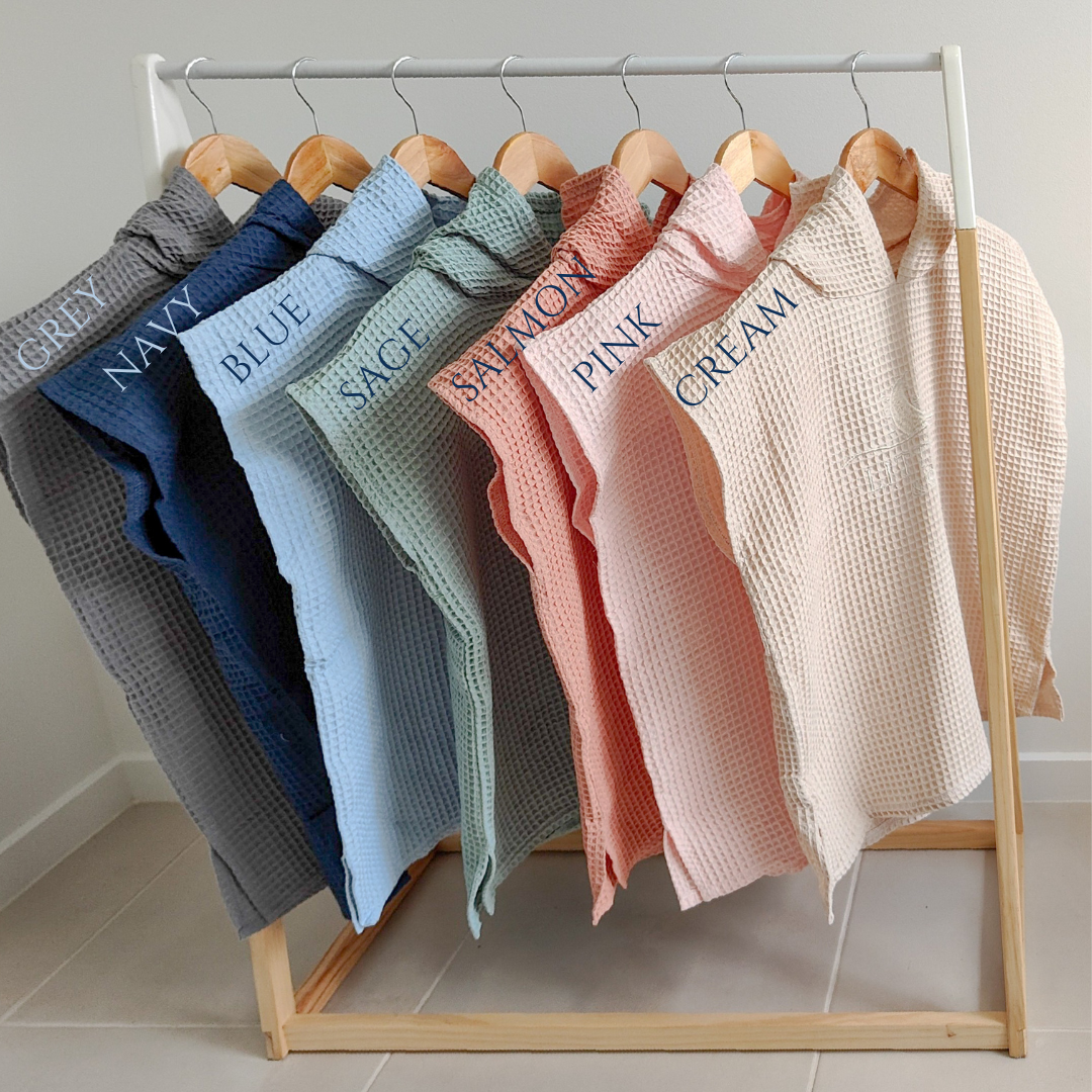 HOODED PONCHO TOWEL ~ PINK